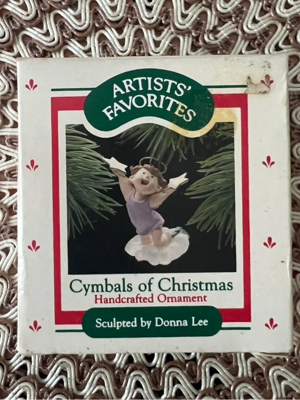Hallmark Keepsake Ornament 1988 Cymbals of Christmas Artists Favorites Donna Lee